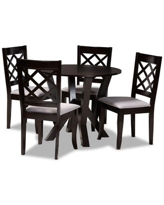Baxton Studio Dnu Baxton Studio Adina 5Pc Dining Set