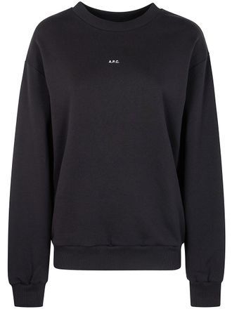 A.P.C. A. P.C. Boxy Micro Logo Gots Sweatshirt Clothing