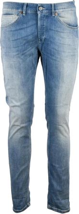 Dondup Heren, Jeans, Blauw, Maat: W35 Katoen