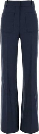 Victoria Beckham Pantaloni Alina - - Trousers - Donna - Blu - S