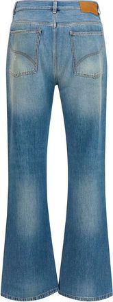 Amiri Mens Blue Cotton Flared Jeans Clothing