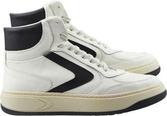 Valsport Wit Zwart Mid-Top Sneakers - Heren - Sneakers - Veelkleurig - 42 EU - Schoenen