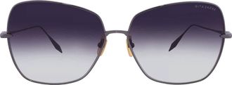 Dita Eyewear ZAZOE Dark Grey to Clear Gradient Butterfly Ladies Sunglasses DTS145-A-03