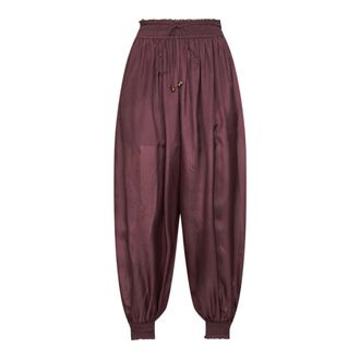 Zimmermann Aster Harem Pant - female - Zimmermann - Wide Trousers - Red - S - Trousers
