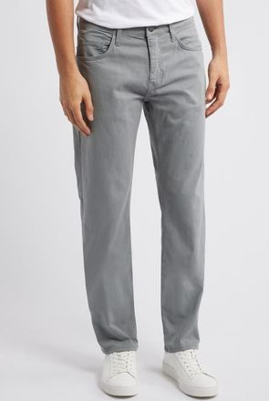 Mavi Zach Straight Leg Casual Stretch Twill Pants in Ultimate Grey Casual Twill at Nordstrom, Size 31 X 30