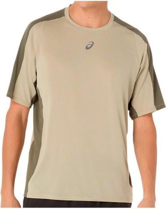 Asics Fujitrail Elite S/S Top Laufshirt für Herren | beige