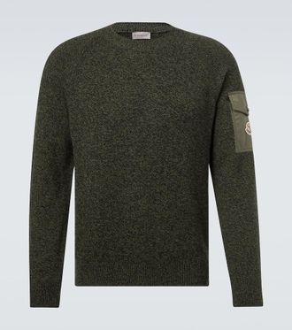 Moncler Mouline wool and cashmere sweater