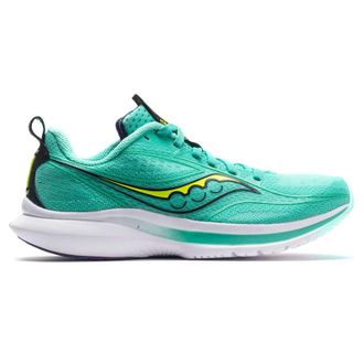 Saucony Kinvara 13 Textile Womens Lace Up Trainers - Cool Mint Acid - Size:UK 7.5