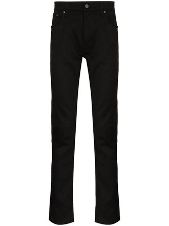 Nudie Jeans Lean Dean Dry slim-leg jeans - men - Organic Cotton/Elastane - 34/32 - Black
