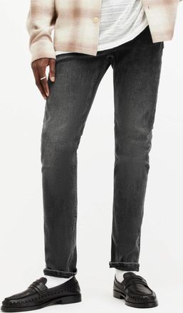 AllSaints Mens Cotton Cigarette Skinny Fit Stretch Denim Jeans, Size: 28/L30