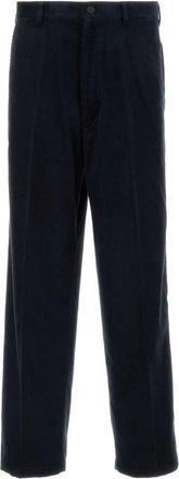Prada Navy Blue Corduroy Pant