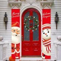 OEM Distici Natalizi - Decorazioni Da Appendere 180 X 30 Cm - Resistenti Alle Intemperie - Per Pareti, Porte, Mobili, Alberi Di Natale - Crezuo