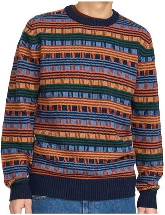 Revolution Knit Sweater Wollpullover für Herren | blau