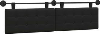 vidaXL Cabecero Colgante Negro Cuero Sint&eacute;tico Vidaxl