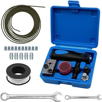 OEM Herramienta Universal Para Abocardar Tuber&iacute;as De Freno Din De 4,75 Mm + 10 Racores Roscados + 5 Racores + Cinta De Ptfe Para Circuitos Hidr&aacute;ulicos
