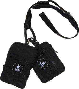 A Bathing Ape BAPE Multi Body Bag Black 1J30-190-004