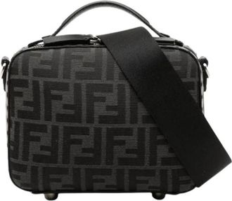 Fendi Pre-owned Canvas Cross Body Bag - Dames - Vintage Schoudertas - Zwart - ONE Size - Vintage