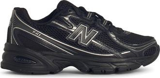 New Balance 740 Black Mesh Sneakers