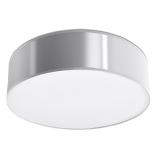 Sollux Lighting L&aacute;mpara de techo gris cloruro de polivinilo alt. 11 cm