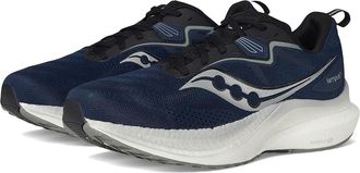 Saucony Tempus 2 Mens Running Shoes Navy/Black : 7.5 D - Medium, Rubber