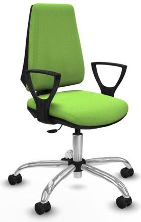 Piqueras y Crespo Piqueras Y Crespo - Elche Cp Bali Pistacho Brazos Fijos Base Cromada Ruedas Nailon 65mm