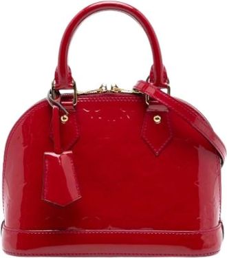 Louis Vuitton Pre-owned Handbags, female, Red, Size: ONE SIZE Pre-owned Alma BB