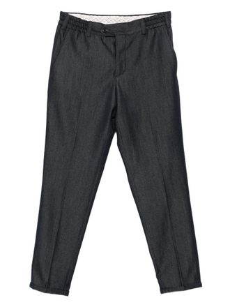 Pantaloni Torino Gray Dress Trousers With Pleats