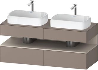 Duravit Qatego Consola Mueble Bajo Lavabo, 2 Extensiones, 2 - Duravit