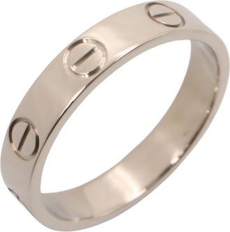 Cartier Silver White Gold (18K) Band Ring (Pre-Owned)