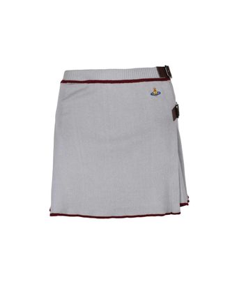 Vivienne Westwood Valentina Kilt Skirt With Wrap-Around Design And Pleated Back