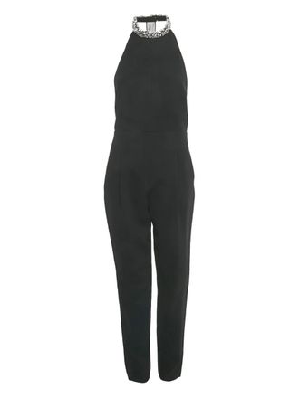 Pucci Mouwloze jumpsuit met studs - Zwart