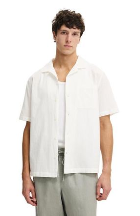 Cotton On Mens Riviera Short Sleeve Shirt in Summer White at Nordstrom, Size X-Large