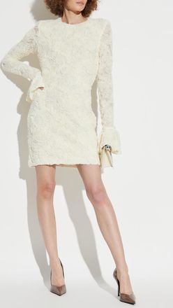 Rotate Floral Print Dress, Womens, Cream