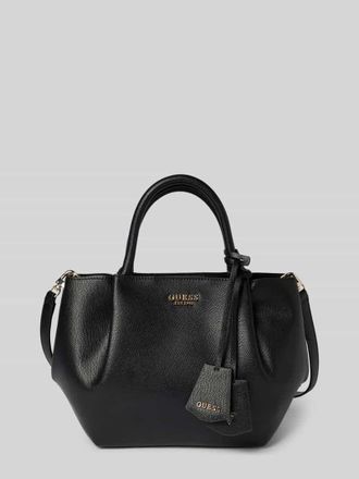 Guess Handtasche mit Logo-Applikation Modell Amorette in Black, Gr&ouml;&szlig;e 1