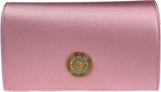 Versace Medusa Crystal Crossbody Bag Pink