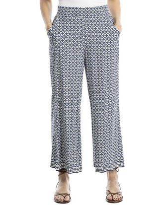 Max Studio Pull-On Crop Wide Leg Pant
