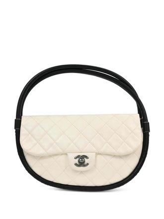 Chanel 2013-2014 lambskin tote bag - women - Lambskin - One Size - Neutrals