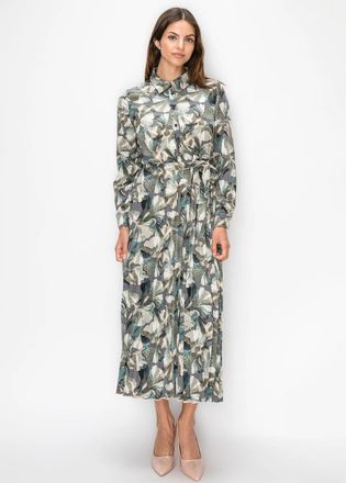 YAL New York Pleated Midi Dress, Floral Print