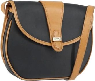 Dior Pre-owned Cross Body Bags, female, Black, Size: ONE SIZE Pre-owned Vintage Shoulder Bag