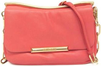 Miu Miu Pre-owned Cross Body Bags, female, Orange, Size: ONE SIZE Pre-owned Leather Shoulder Bag