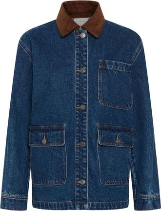 Kaffe Giacca di jeans - - Jackets - Donna - Blu - 3XL