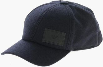Armani EMPORIO Wool Blend Cap with Logo Patch size 58