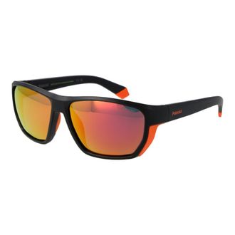Polaroid Mens Black Plastic Sunglasses - One Size