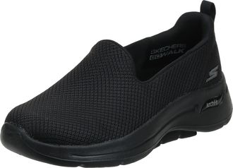 Skechers Gowalk ArchFit Womens Trainers Slip On Shoes Black 9 (42)