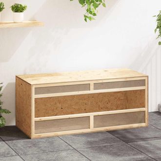 vidaXL Terrario In Legno Multistrato 120x50x50 Cm - Vidaxl