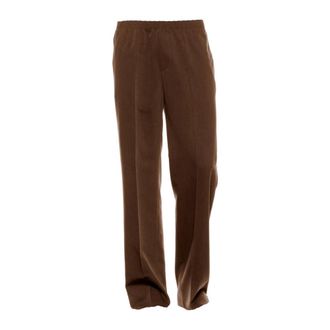 Cellar Door Straight Trousers, male, Brown, Size: XS Straight Trousers
