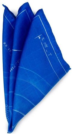Cufflinks Inc. Captain America Shield Blueprint Silk Pocket Square at Nordstrom