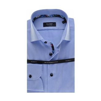 Olymp Olymp, Heren, Overhemden, Blauw, Maat: XL