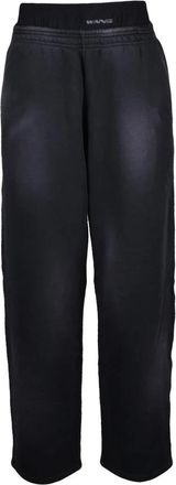 Alexander Wang Tuta Trainingsbroeken - Dames - Sweatpants - Zwart - M - Katoen - Broeken