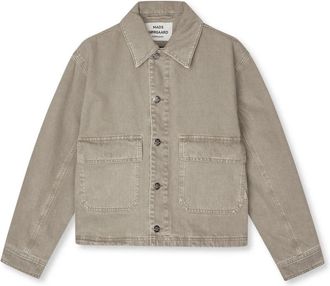 Mads Norgaard Soil Denim Norton Jacket - Dames - Spijkerjassen - Beige - S/M - Denim - Jassen